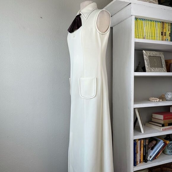 Vintage Fred Rothchild Maxi Dress Size 12 EUC - Picture 5 of 13